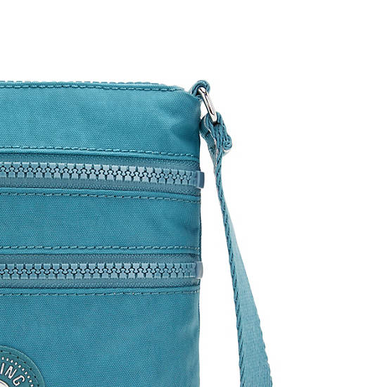 Kipling Alvar Extra Small Mini Tassen Turquoise | België 1905JP